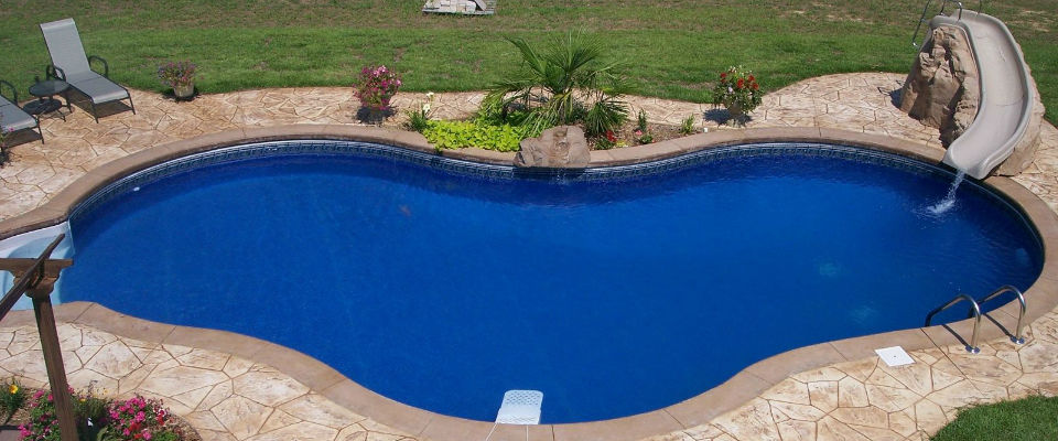 Photo of an inground pool in Naperville, IL