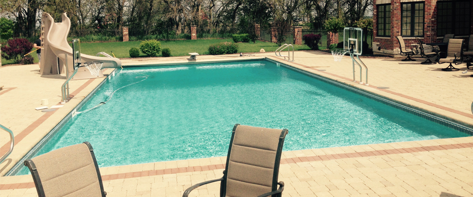 Photo of an inground pool in Naperville, IL